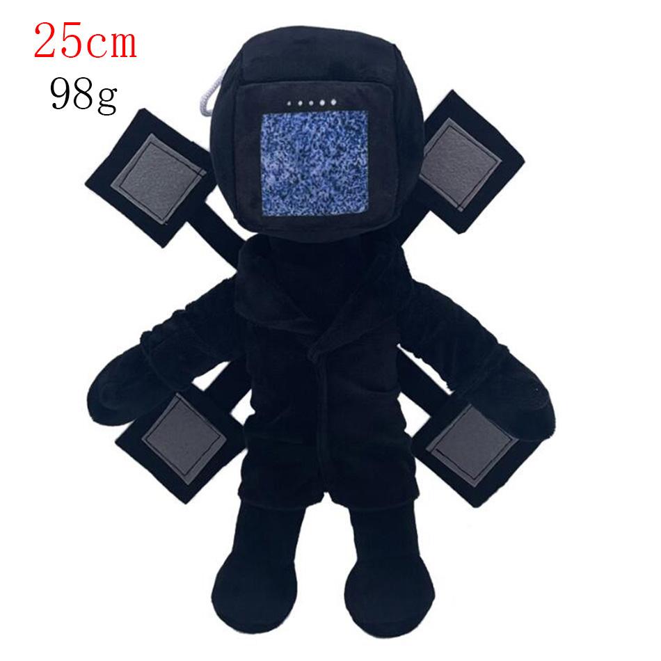 

23-30 см Skibidi туалет плюшевые игрушки персонажи мультфильмов куклы мягкая игрушка мультяшная кукла Рождественский подарок на день рождения для детей