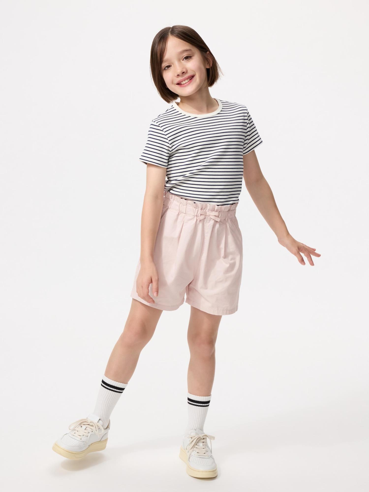 

Uniqlo Япония Девочки Легкие Шорты 10 PINK/100