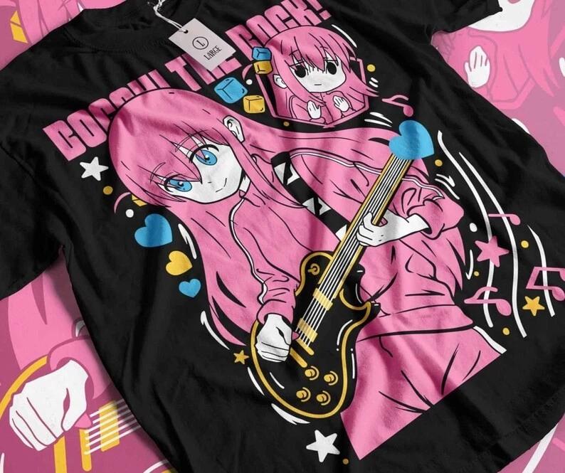 Anime Gogo The Rock V2 Black T Shirt Unisex Style S