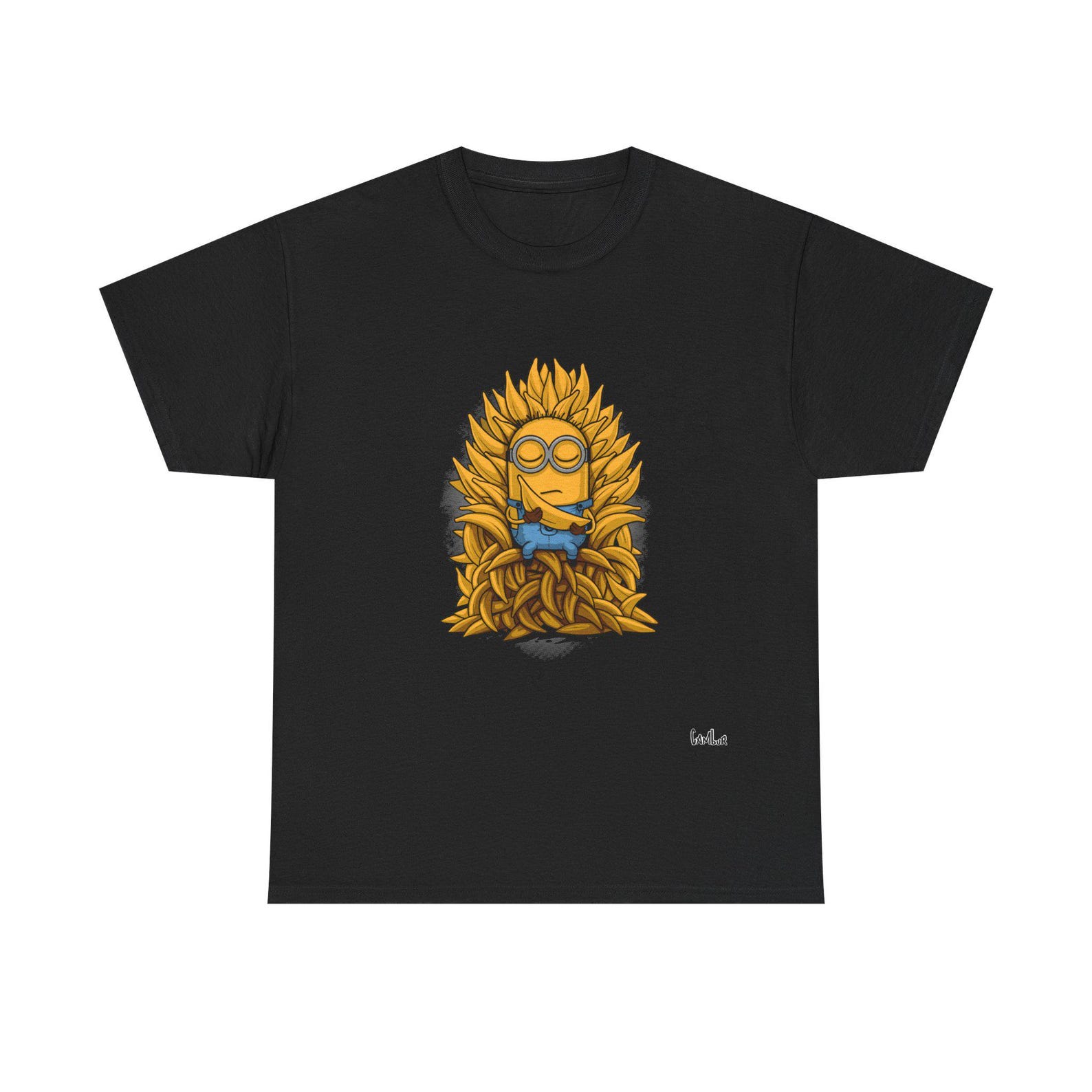 Minion Banana Throne Unisex Heavy Cotton Tee S