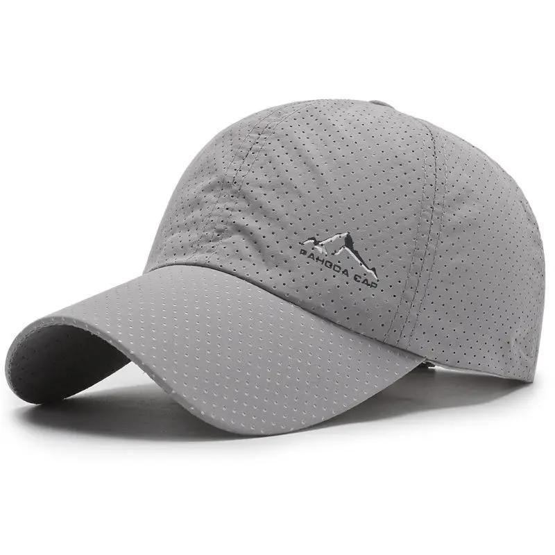 Lightweight and breathable men's outdoor sun shading baseball cap, women's solid color sun protection duckbill cap, sun hat