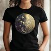 Women's T-Shirt Knight With Dandelion Motif Cotton GrE S To 3xl Vintage Fashion Breathable Homme Slightly Graphic