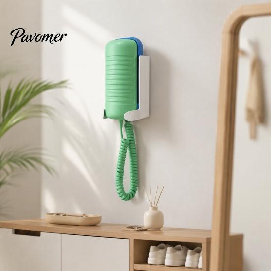 Kids Room Storage Wall-Mounted Landline Phone Holder, Retro String Stand, Wall Mount Holder Space Saving Plastic Organizer for Bedroom And Playroom