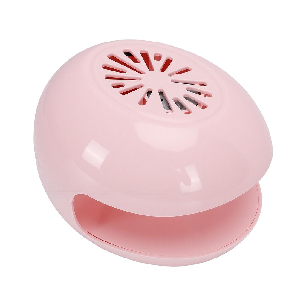 2 In 1 Nail Dryer Portable Nail Lamp Dryer with Fan for Regular Polish Home Travel Pink