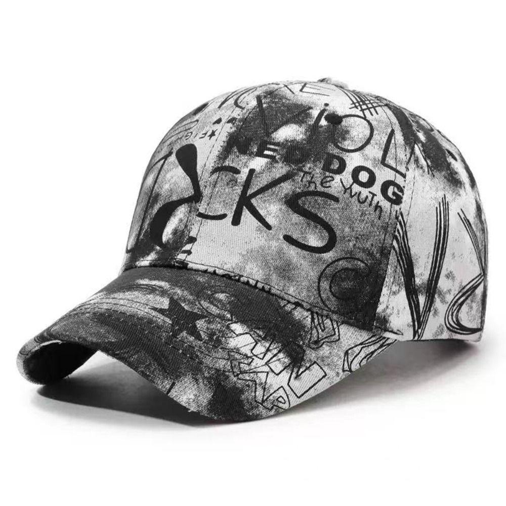 Adjustable Visor Peaked Cap Cotton Streetwear Cap Trendy Brand Baseball Hats For Man Women Unisex