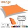 Waterproof Sun Shade Sail Large Rectangle Sunshade Canopy UV Block Shade Cover for Patio Garden Pergola Porch Tent Awning Shelte