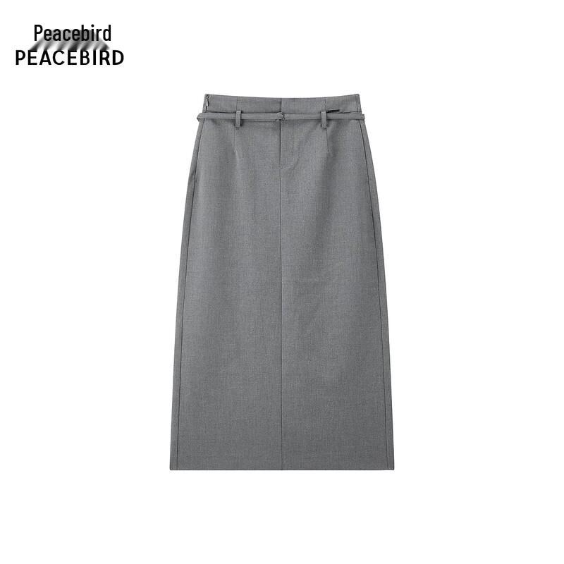 PEACEBIRD Women s High-Waist Straight Long Skirt S
