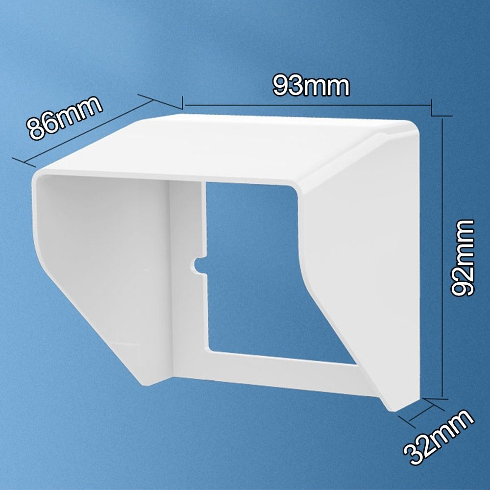 New Plastic Socket Waterproof Box 86 Type White Rainproof Cover Socket Protective Cover Outdoor