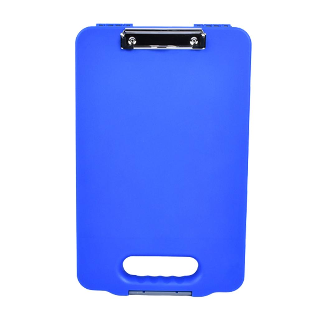 3-in-1 Clipboard with File Case Stationery Box Handheld Document Case Waterproof File Folder for Hospital Nurse Doctor