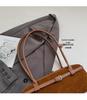 Yuezi Frosted Leather Baguette Bag: 2025 Autumn/Winter Boston Shoulder & Underarm Handbag