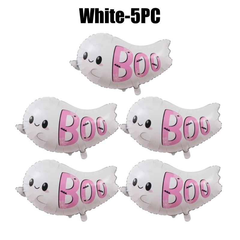 Halloween Party Decoration Cartoon Skull Pumpkin Ghost Design Aluminum Foil Balloons For Spooky Night Celebration