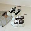 Little white board shoes white sneakers women's 2025 spring new platform little white shoes ugly cute big head bread shoes board shoes