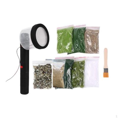 Electrostatic Flocking Grass Machine Static Scene Props Handheld DIY Project Decor Model