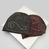 New Men Women American Retro Rivet Stars Knitted Hats Personal Warm Niche Fashion Street Beanies Hip-hop Versatile Loose Casual