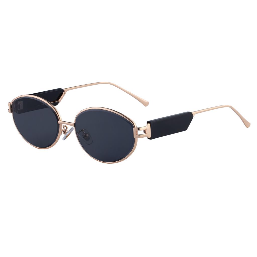 Oval Frame Sunglasses Women'S Trend Sunscreen Sunglasses Women'S Trend High-End Glasses