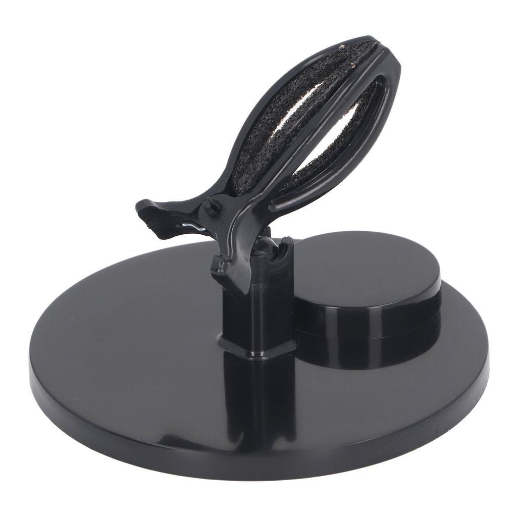 Nail Polish Bottle Holder Strong Hold Adjustable Clamp Anti Spill Fingernail Polish Holder for Manicures Nail Art Black