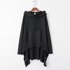 2023 Autumn/Winter European & American Solid Color Long Hooded Sweatshirt