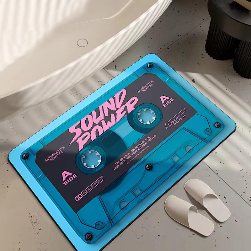 Cd Tape Diatom Mud Mat Bathroom Mat Floor Mat Entrance Door Mat Toilet Absorbent Foot Mat