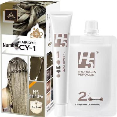 H 5 Natürliche pflanzliche Haarfarbencreme ohne Ammoniak