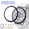 Metal Bezel Cover for Samsung Galaxy Watch 8 Classic 46mm Smartwatch Bumper Ring Case Decorate Galaxy Watch8 Classic Accessories