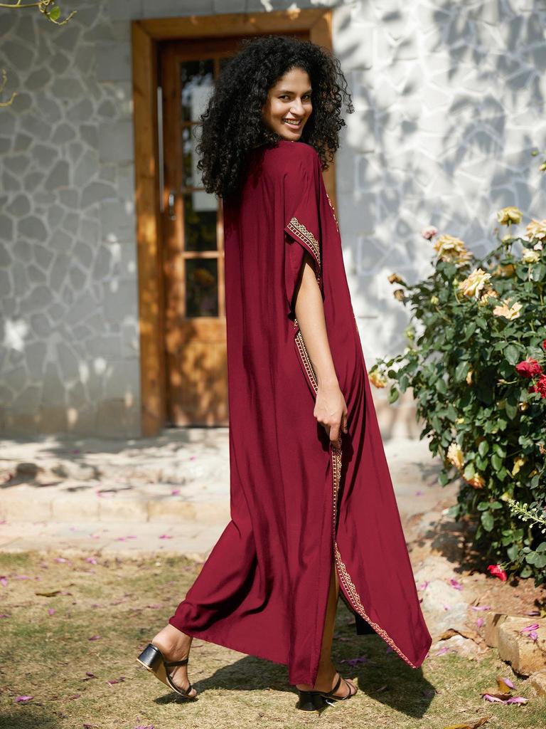 2024 Cotton Embroidered Vacation Plus Size Beach Dress Cover-up