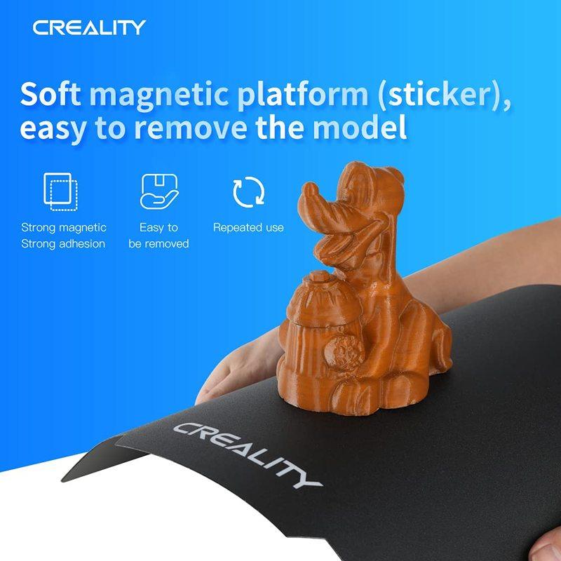 Creality Ender 3 Soft Magnetic Sticker Plate 235*235*1MM for Ender 3/3 V2/3 S1/Pro/Ender-5/5S/5Pro 3D Printer Accessories