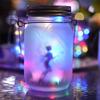 Solar Lantern Fairy Lights Garden Ornament Outdoor Hanging Frosted Tree Table Yard Patio Lawn Portable Glass Mason Jar Lamp