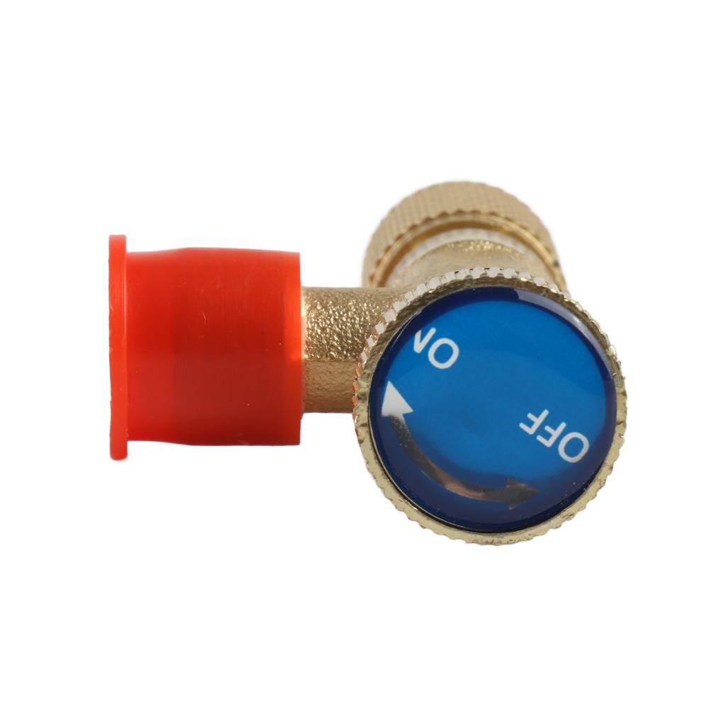 Air Conditioner Refrigerant Charging Valve Safety Adapter Flow Control Valve Side R410 Bottom R22