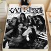 1PC KATSEYE Patterned Flannel Blanket Suitable For All Seasons for Home Decor Warmth and Comfort Gifts Holiday Present