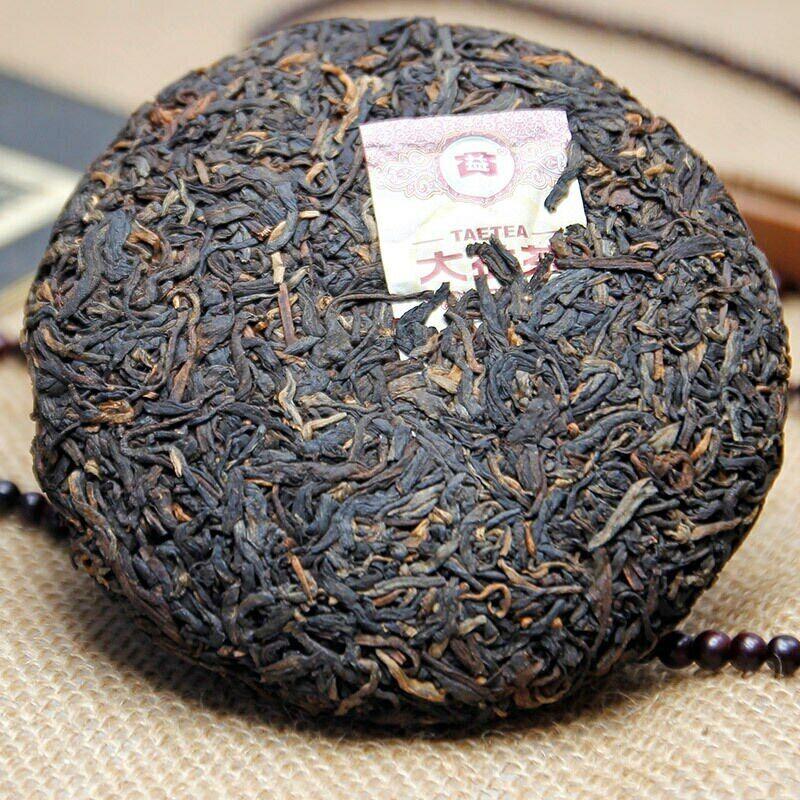 Dayi Taetea 7572 Yunnan Menghai Pu'er Pu-erh Torta di tè in scatola 2018 150g Puer maturo