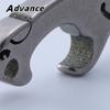 Small Bottle Opener Keychain Leopard Shape Pendant Accessory Outdoor EDC Titanium Outdoor Tool 4