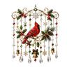 Entspannende Klang-Windspiele für Zuhause, Weihnachts-Glockenspiel, Acryl-Sonnenfänger für Außenbereich, Garten, Terrasse, Elegante Dekorationen, Festdekoration, Hängend im Hof