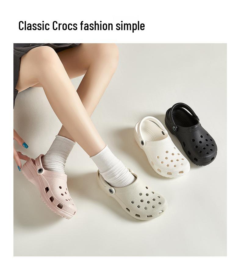 Sternen Crocs mit Fußgewölbeunterstützung, rutschfeste Sandalen für Strand, Damen und Herren, Übergröße, geruchshemmende Outdoor-Slipper