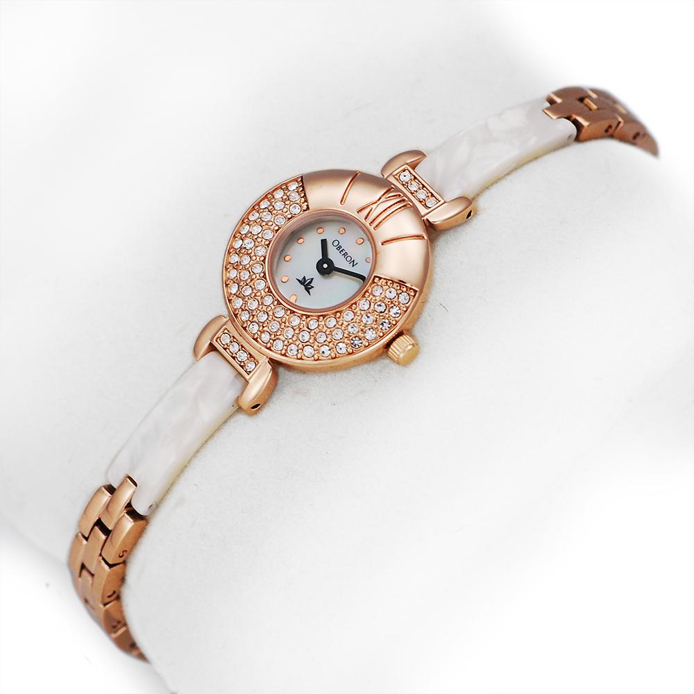 Obelon Women'S Metal Watch Ob-305 Rgwt
