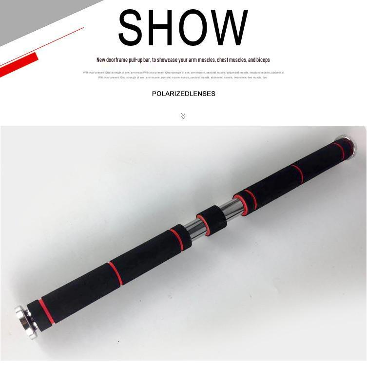 Adjustable No-Punch Doorway Pull-up Bar for Home Fitness