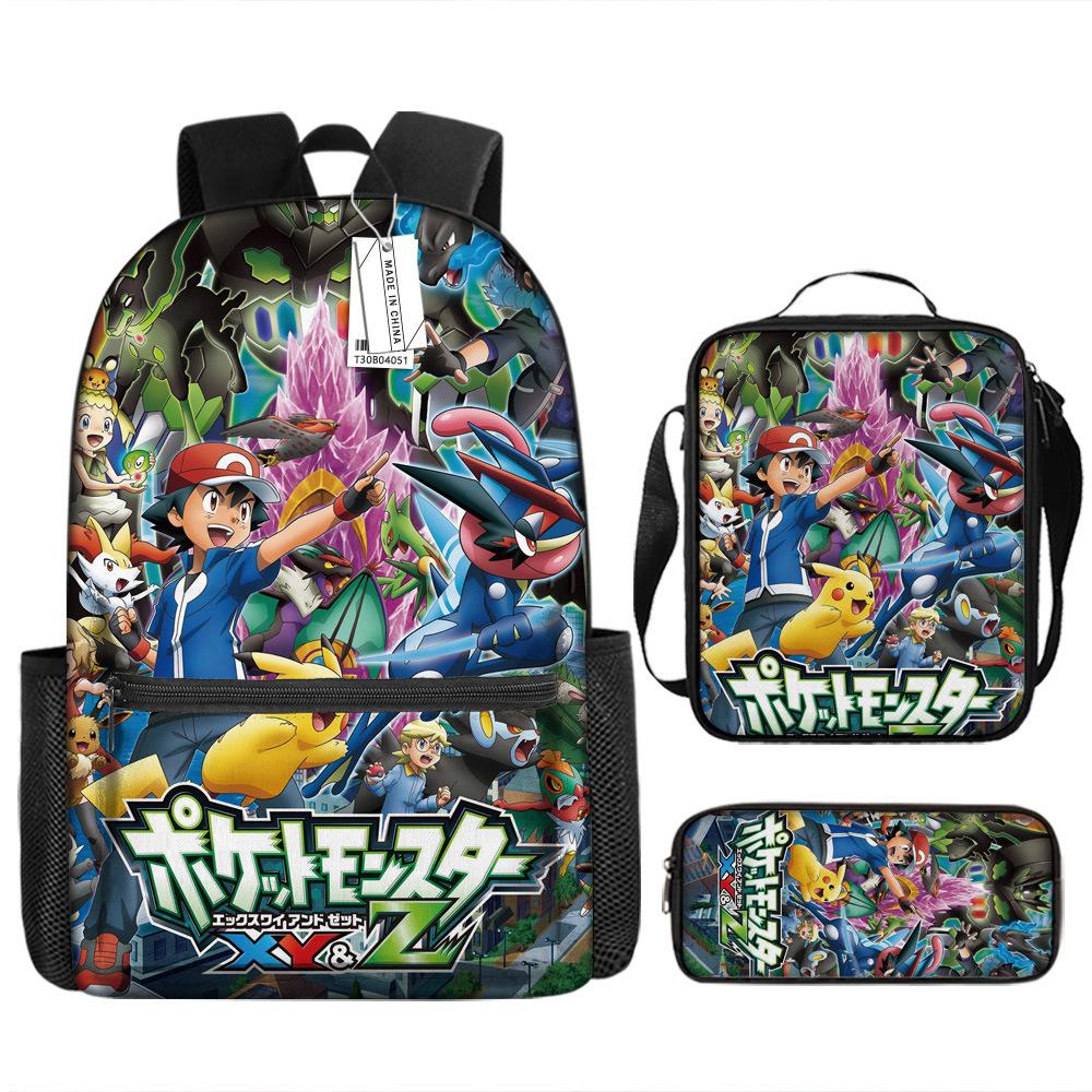 School Season Student Schoolbag Pokémon Pokémon Backpack Cartoon Satchel Pencil Case