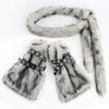Autumn And Winter Leg Warmers Medium Long Tube Subcultural Plush Belt, Spice Girl Long Waist Chain Punk Style Props