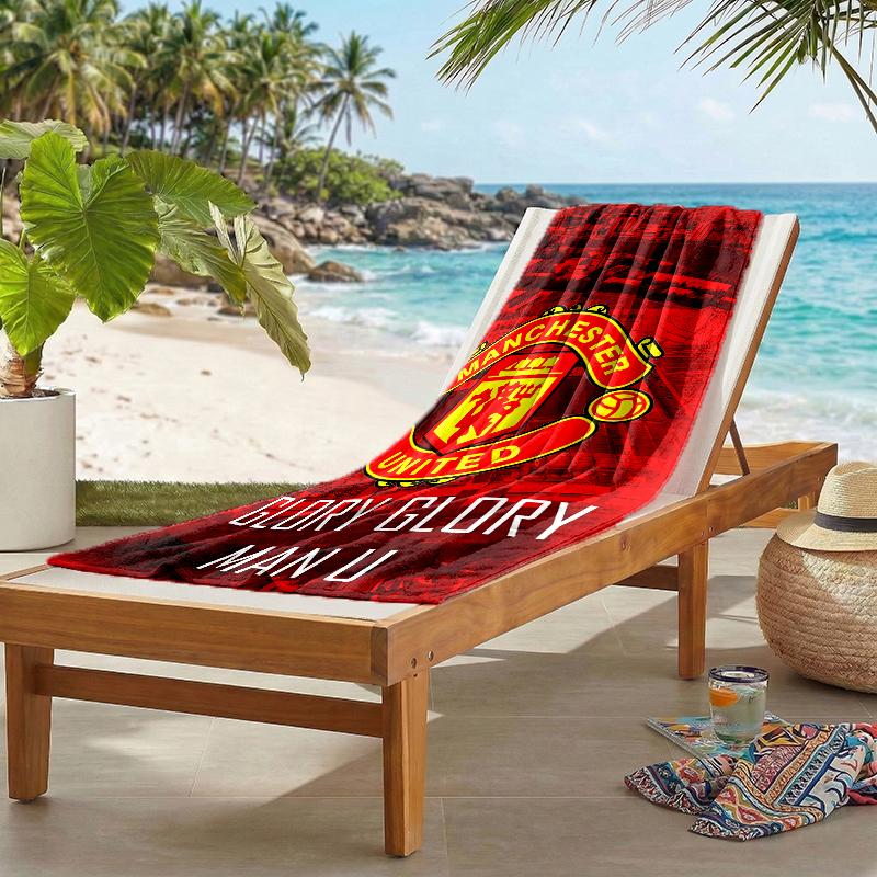 Manchester Football Fashion Beach Towel: Ideal for Summer Adventures Soft, absorbent and quick drying suitable for swimming and bathing