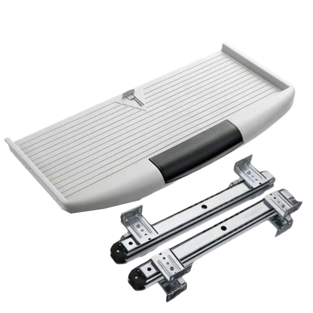 

Adjustable Under Desk Keyboard Tray Thickened Retractable Keyboard Rack Workspace белый