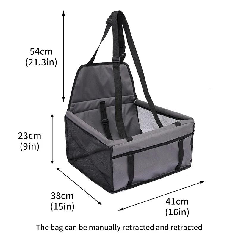 5 color Double Thick Waterproof Travel Accessories Mesh Hanging Bag Folding Pet Supplies Dog Mat Blanket Safety Pet Car Seat Bag
