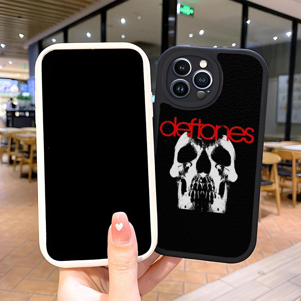 

Black Cat Deftones Phone Case for Iphone 16 15 13 12 14 11 Pro Max Mini X Xr Xs 8 7 Puls Lambskin Cover IPHONE12PROMAX