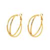 Exquisite Geometric Retro Earrings for Women – Simple, Versatile, and Elegant