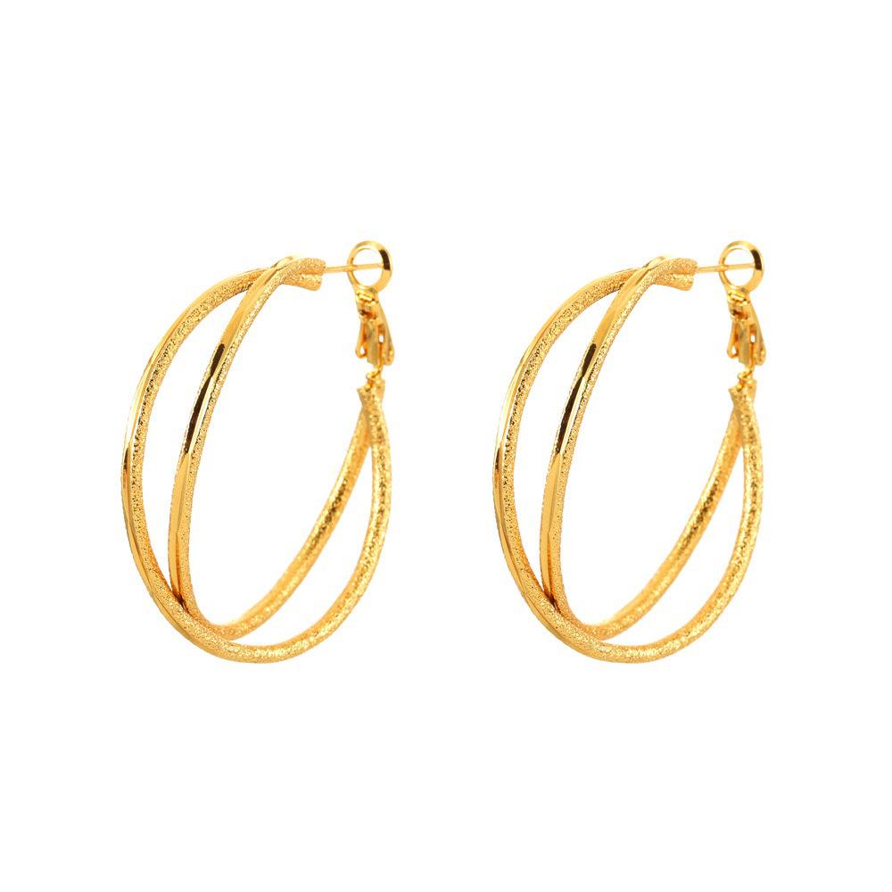 Exquisite Geometric Retro Earrings for Women – Simple, Versatile, and Elegant