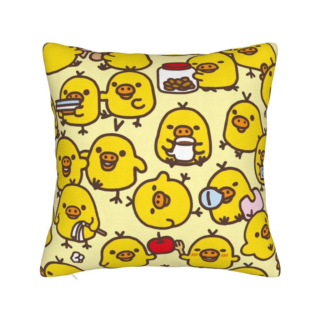 R-Rilakkumas Cartoon Pillow Cover Merch Printed Cushion Cover Decorations Pillow Case Cover Home Multiple Sizes