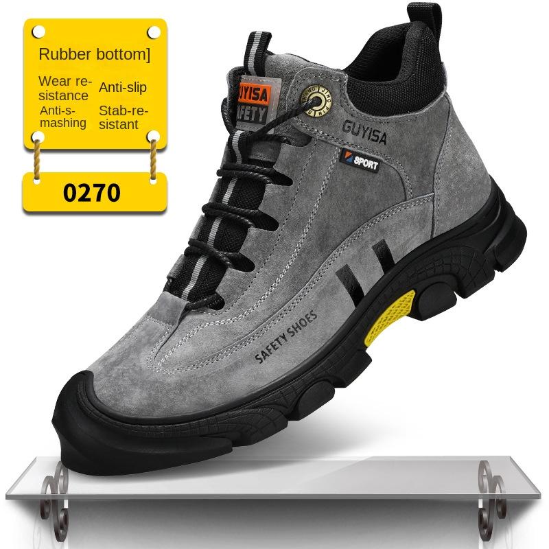 Labor Insurance Shoes,  Men's Non-slip Steel-headed Shoes, Not Tired After Standing for A Long Time, Wear-resistant Safety Shoes