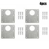 Stainless Steel Hinge Repair Plate Acccessories Cupboard Door Drawer