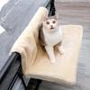 Foldable Shape Cat Hammock Comfortable Metal Frame Hanging Cat Bed Detachable Washable Cat Sleeping Rest For Window Perch