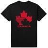 Team Canada Retro 80's Hockey Logo Casual Cotton T Shirts Tee Tops Round Neck Short-Sleeve Fashion Tshirt Casual T-shirts