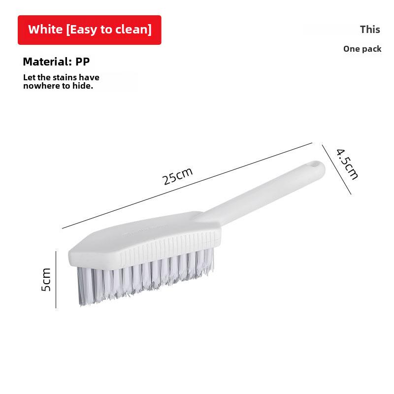 

Многофункциональная пластиковая щетка с зазором для щетины для уборки ванной комнаты и туалета белый