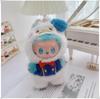 First, Second, and Third Generation Labubu Doll Clothes: 17cm Plush Onesie for 10cm Labubu Dolls, Cute Cartoon Design